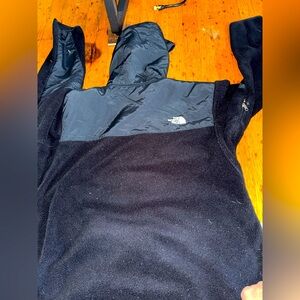 North face zip up jacket.